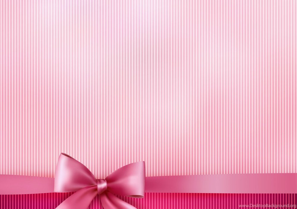 Подарок на розовом фоне