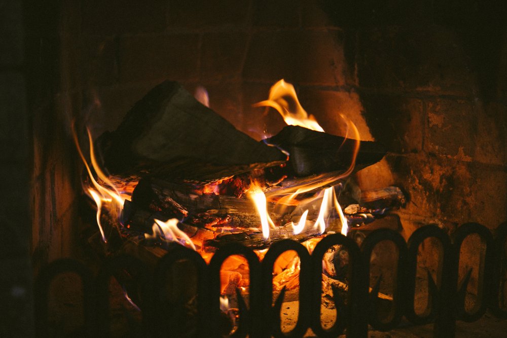 Живой камин