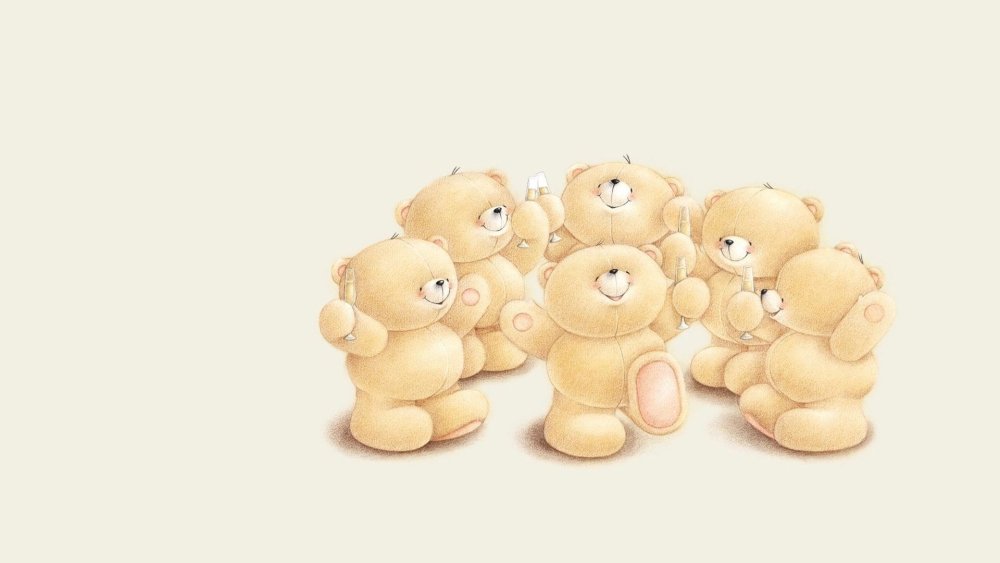 Обои с мишками