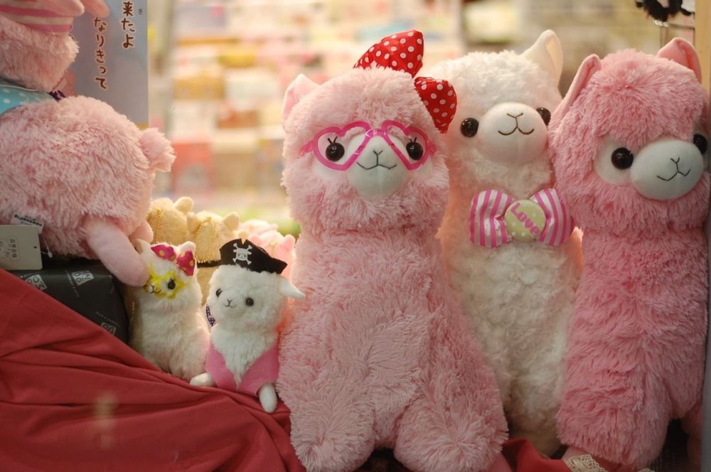 Плюшевая лама альпака