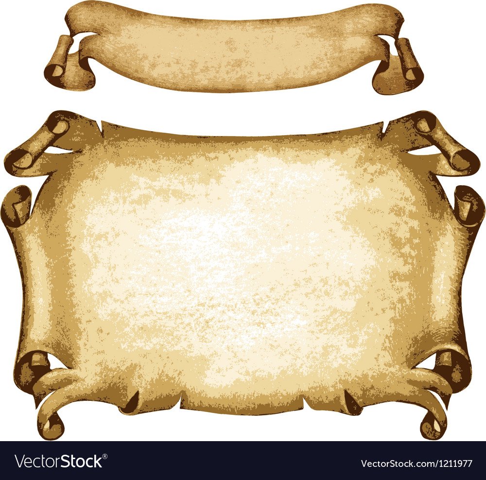 Свиток на прозрачном фоне