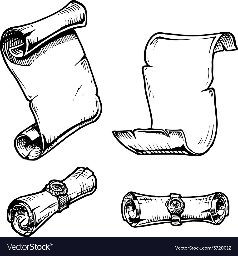 Свиток на прозрачном фоне