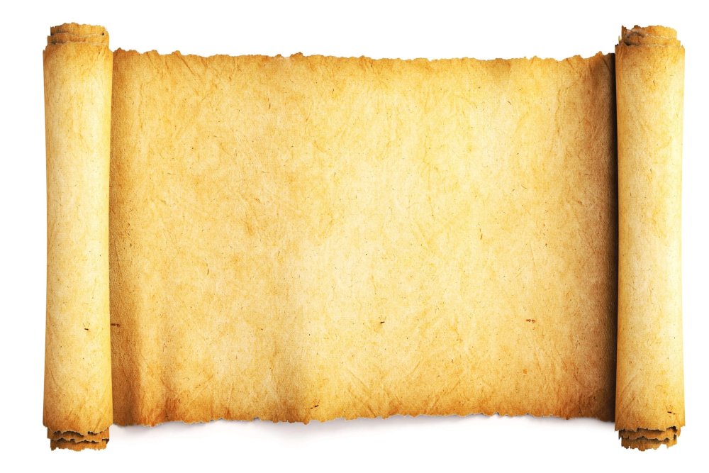 Лист пергамента горизонтальный