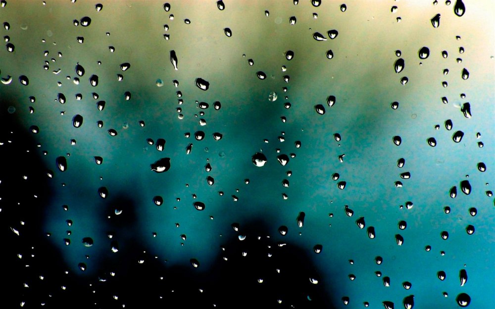 Капли дождя