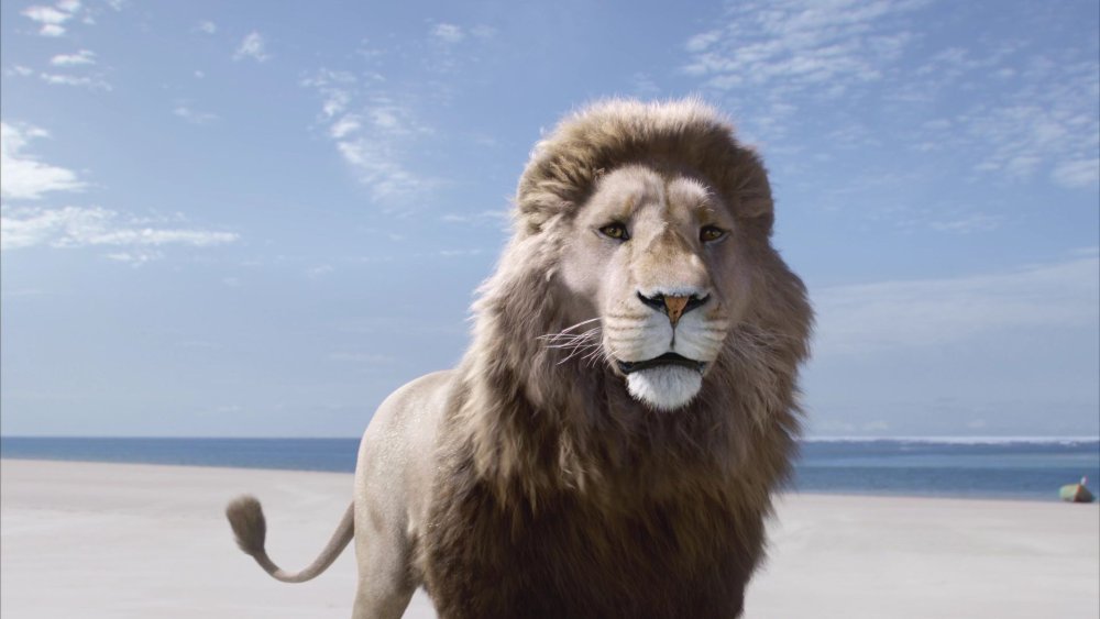 Хроники Нарнии Аслан и Люси