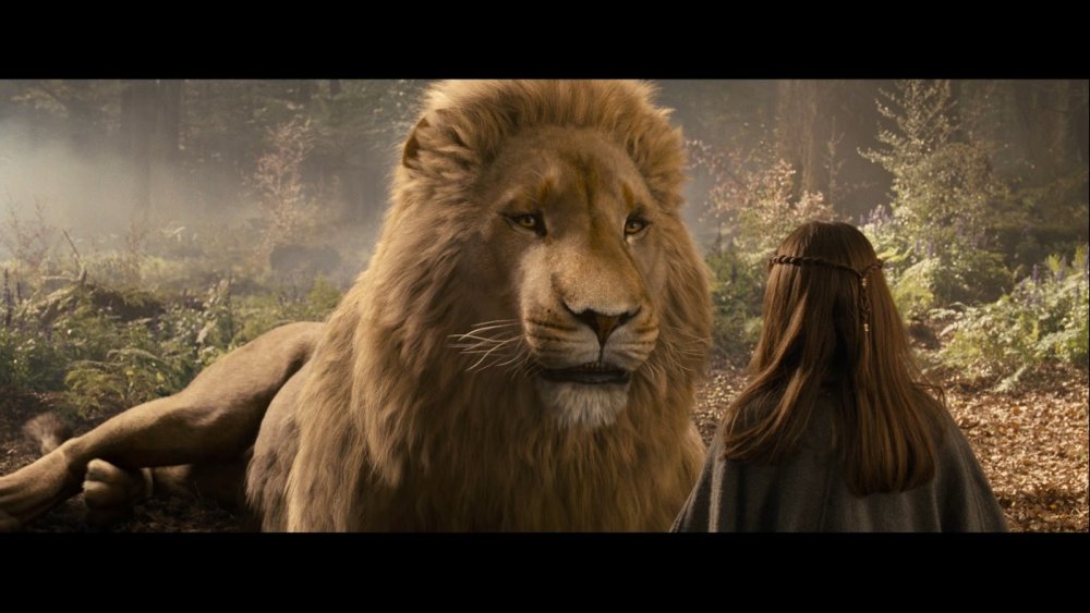 Хроники Нарнии Аслан и Люси