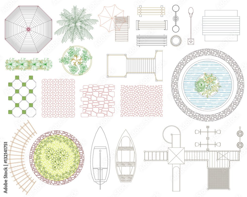 Фонари на генплане