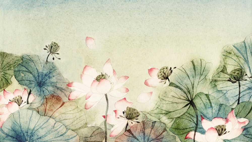 Картина в зеленых тонах