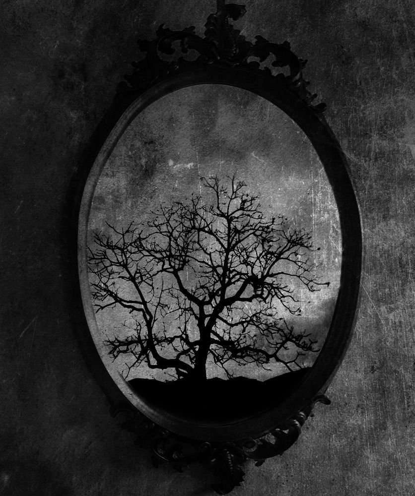 Комната с зеркалом для фотошопа