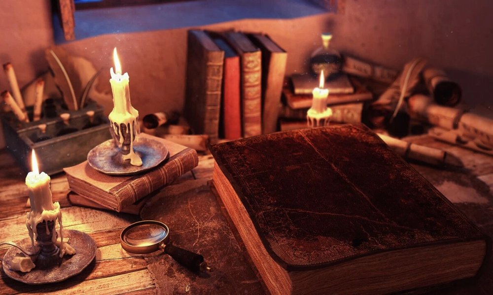 Натюрморт с подсвечником