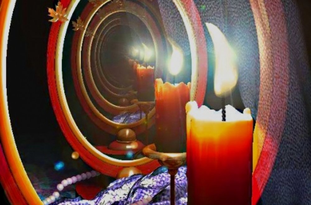 Алтарь со свечами