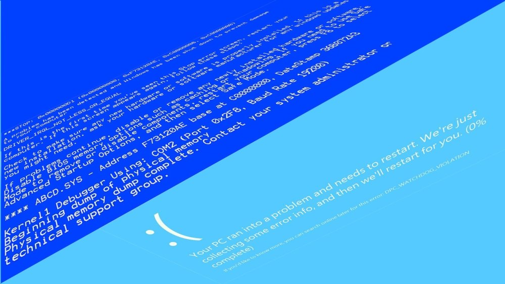 Экран BSOD