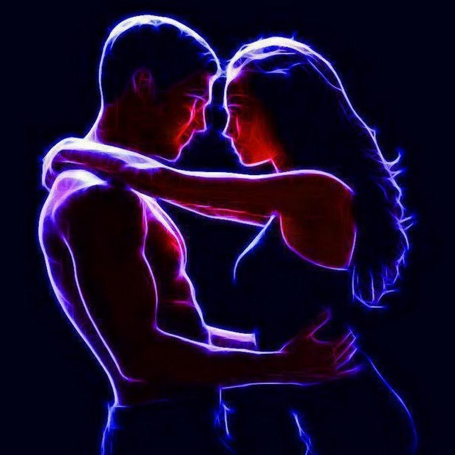 Влюбленные неон