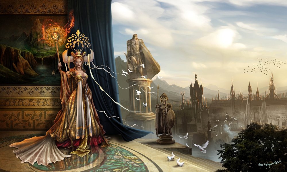 Коронация королевы арт