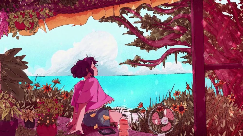 Утро лето арт