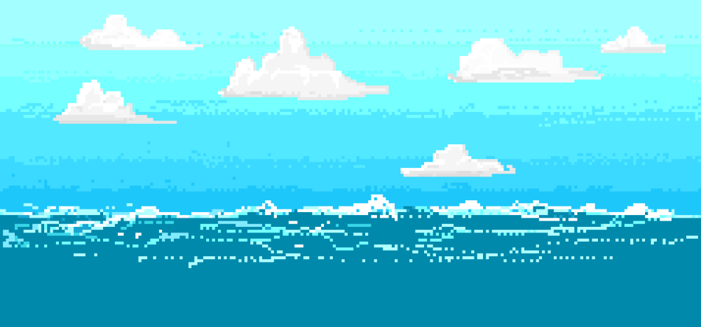 Пейзажи в пиксельных играх