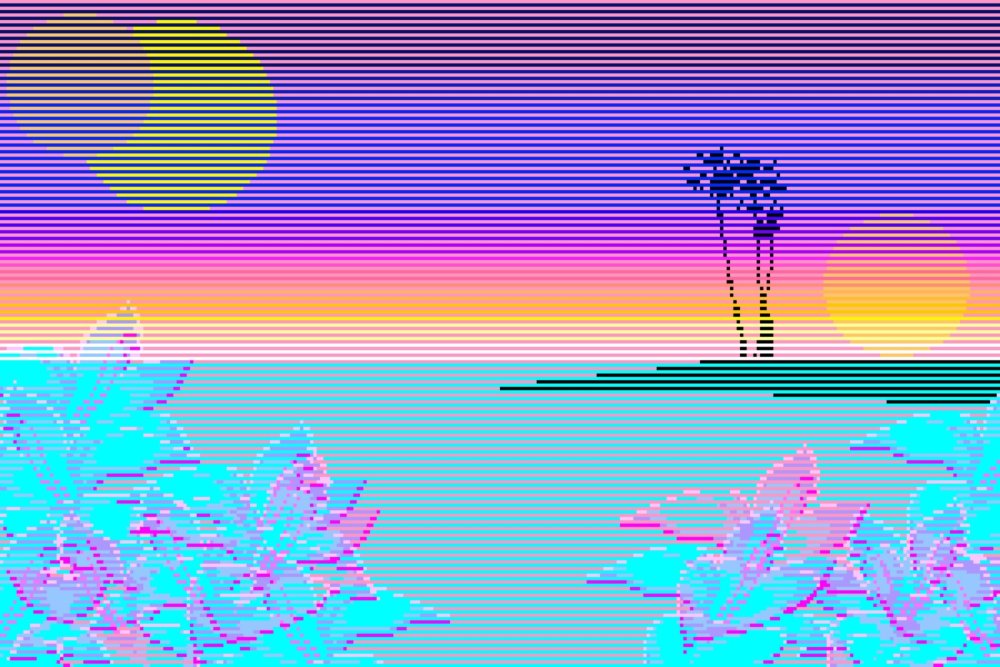 Скала пиксель арт