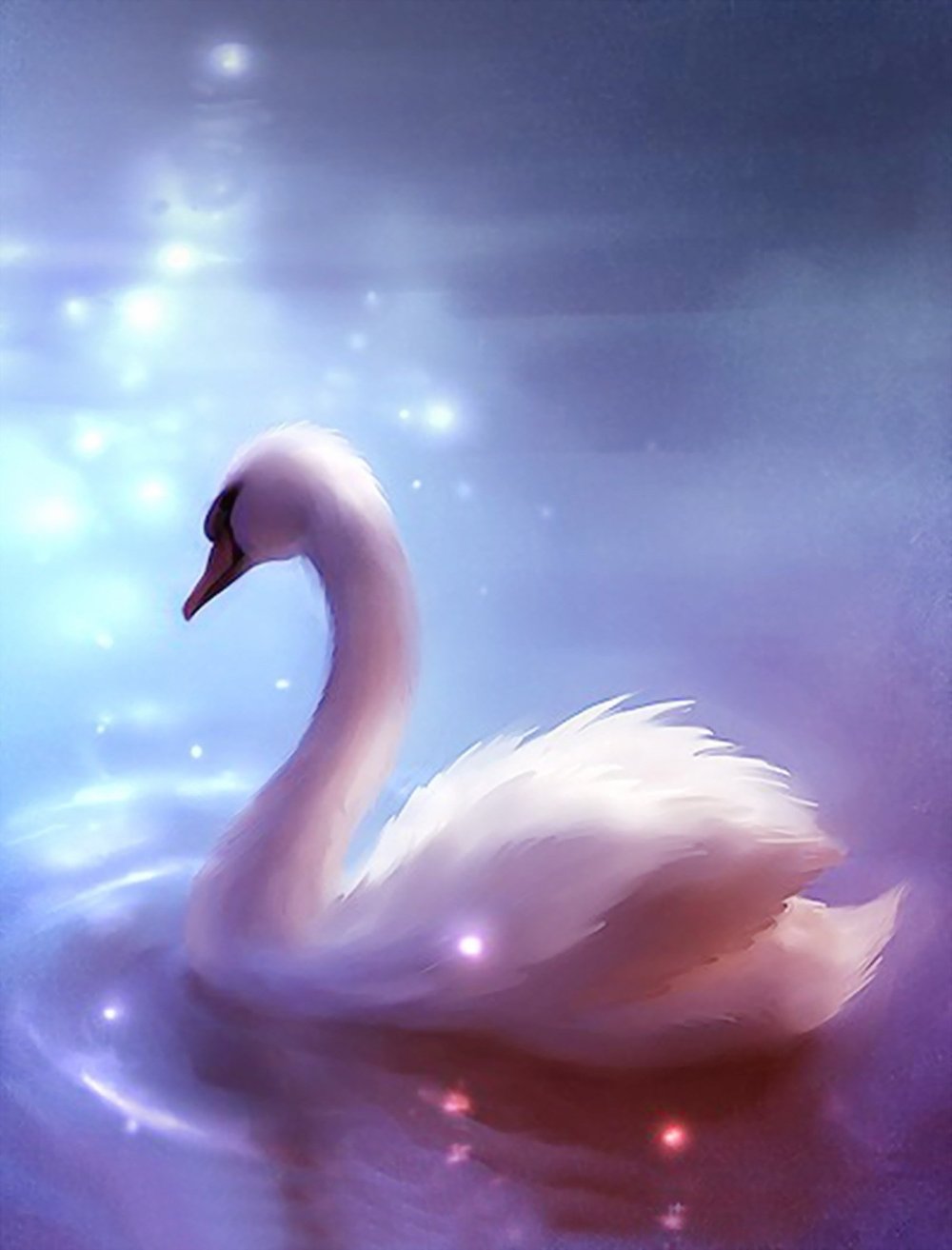 Обои на рабочий стол лебеди