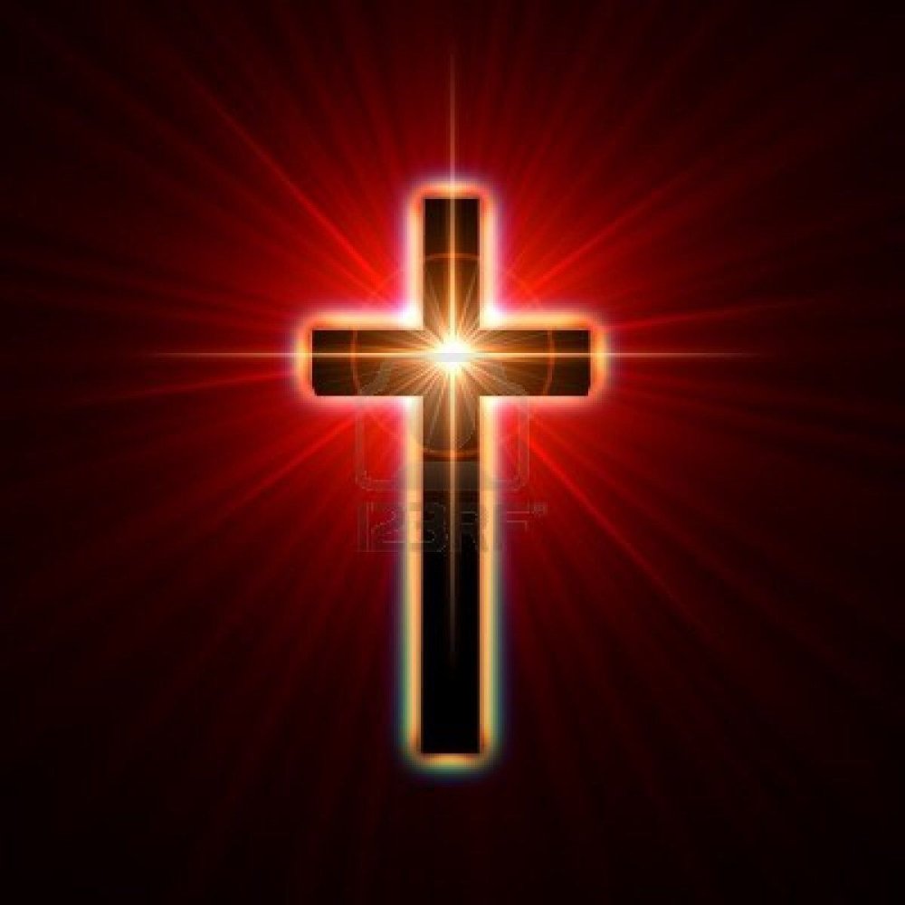 Неоновый крестик