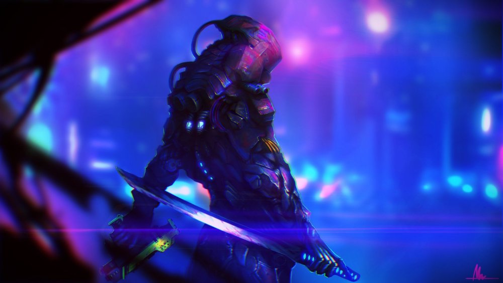 Неоновый меч