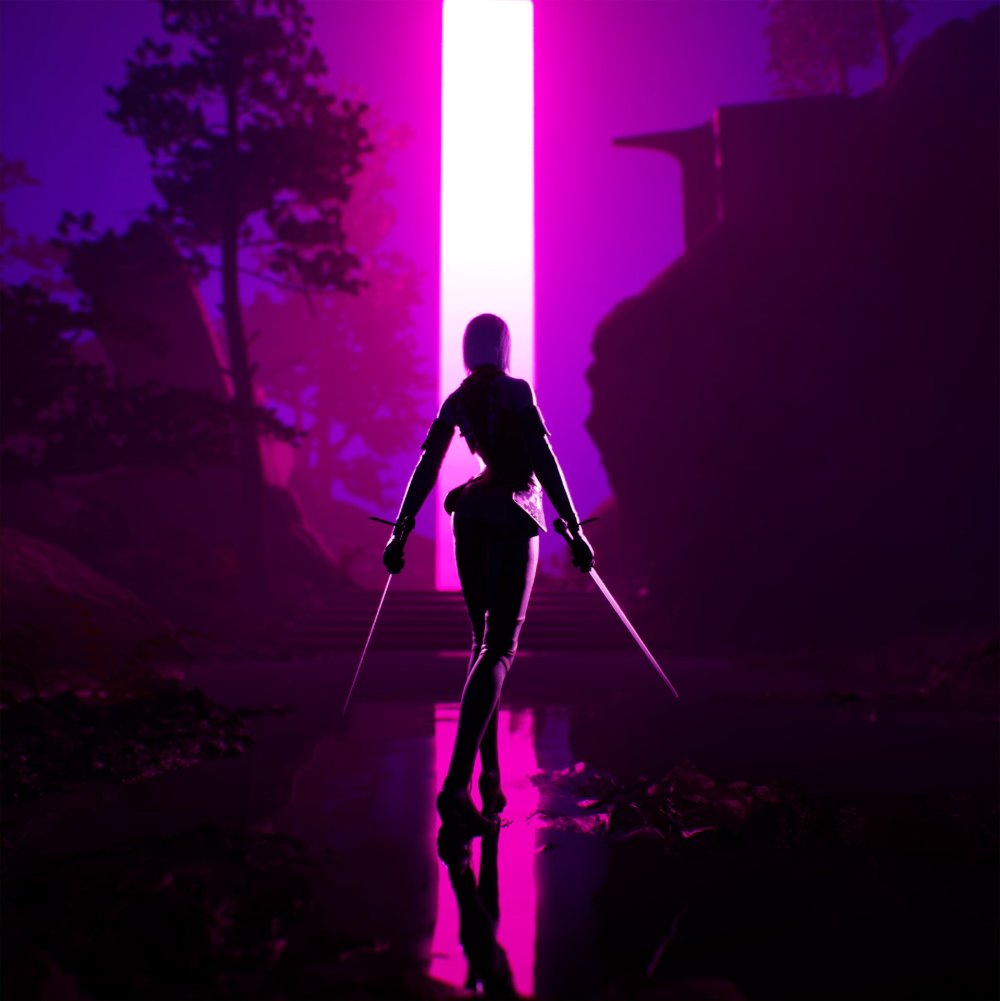 Карбоновая катана из Cyberpunk 2077