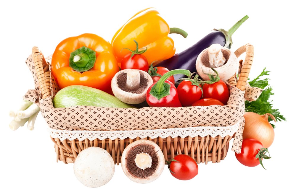 Корзина с овощами