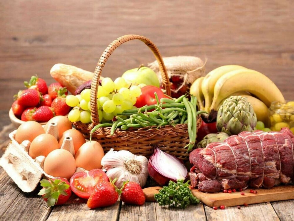 Корзина с овощами