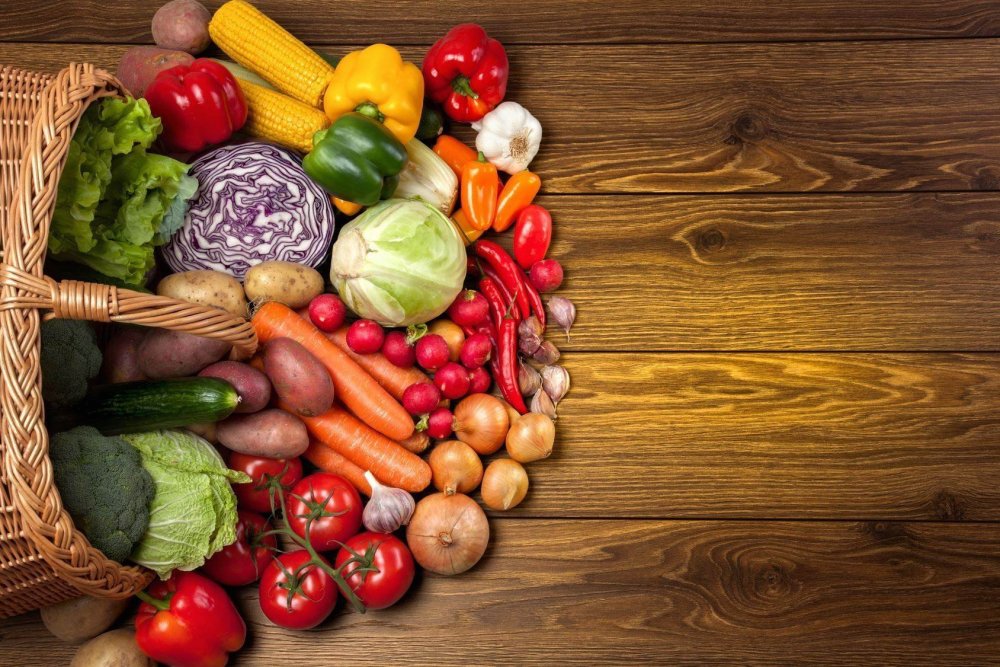 Корзина с овощами