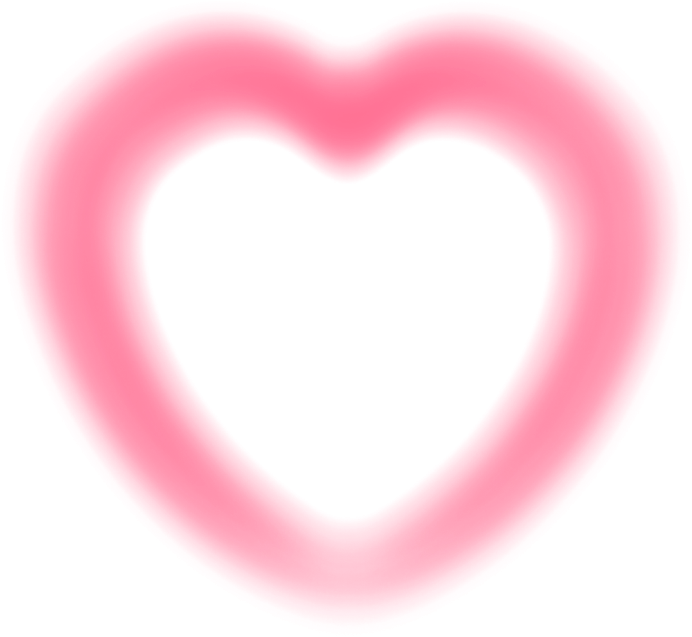 Размытое розовое сердце
