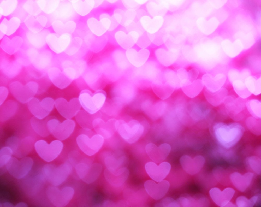 Фиолетово розовое сердце