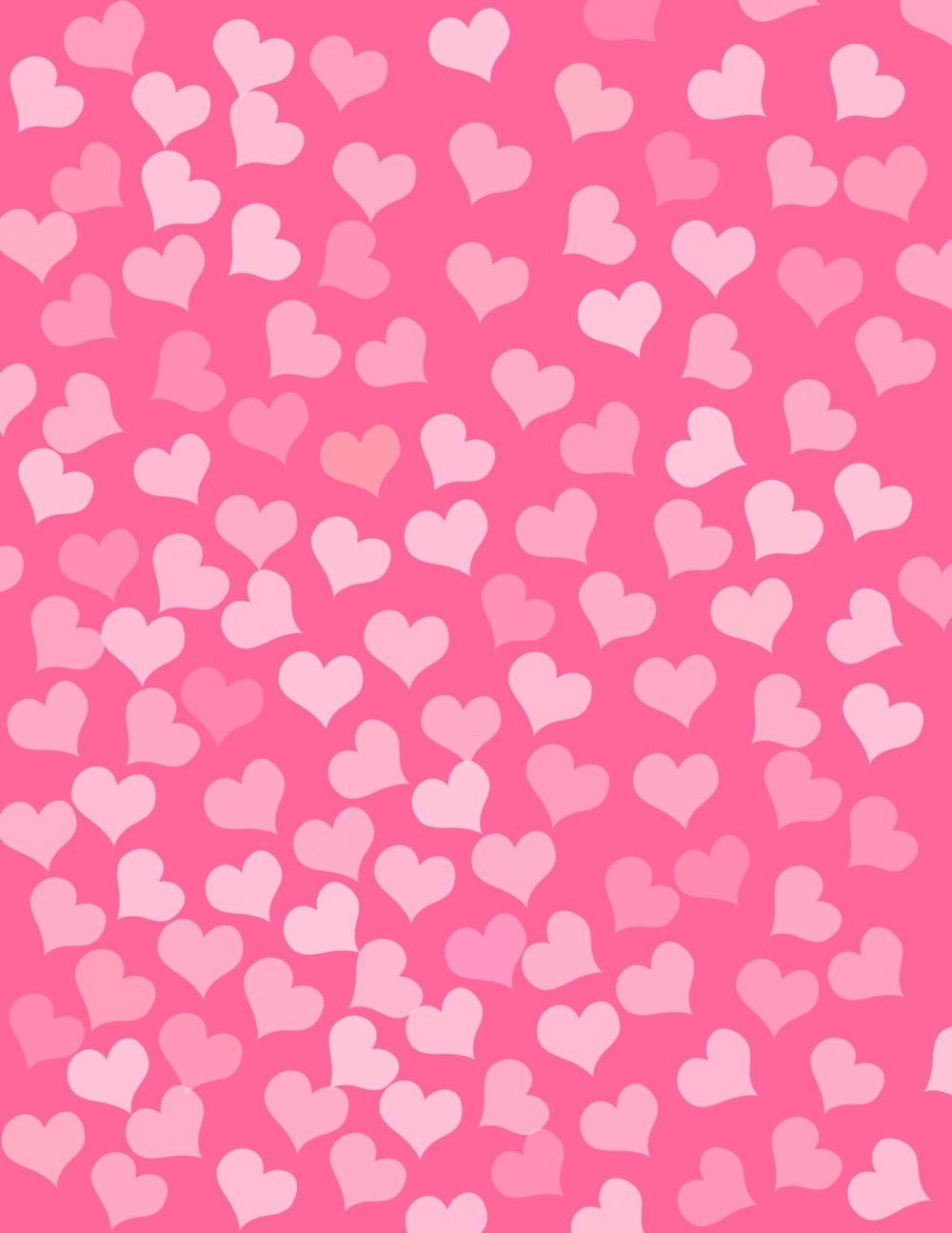 Розовый фон с сердечками для фотошопа