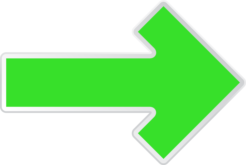 Тонкие стрелки зеленые на прозрачном фоне