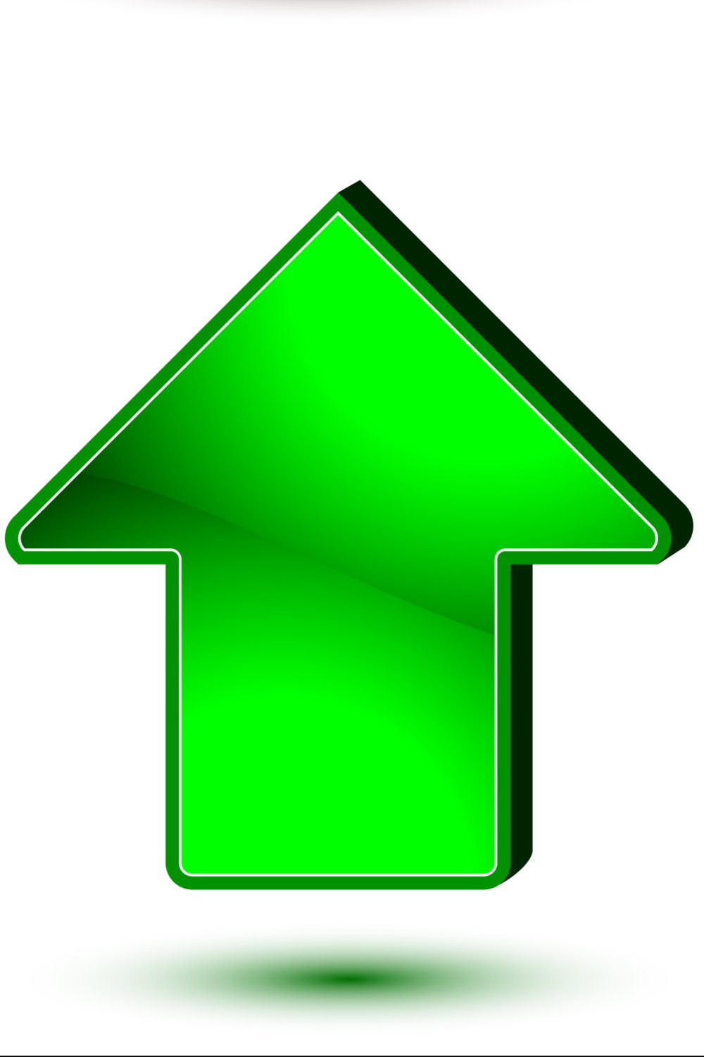 Зеленая стрелка вверх