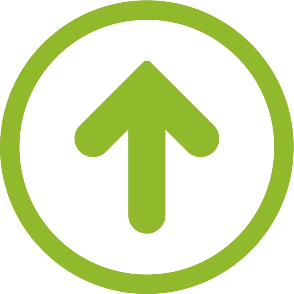 Иконка стрелочка рост