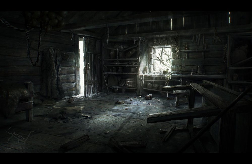 Страшный дом ночью