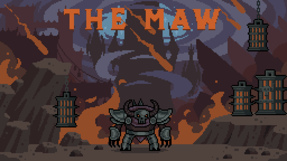 Пиксель арт город