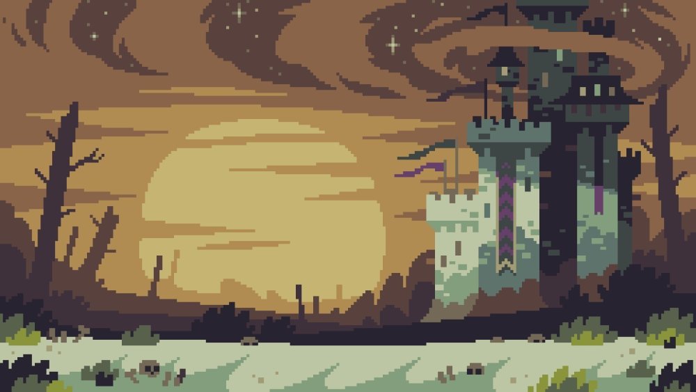 Пиксельный холм