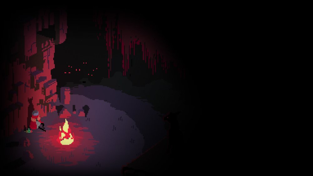 Пиксельный фон кладбище