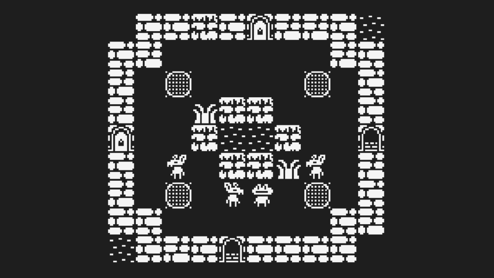 Пиксельарт Top down Dungeon