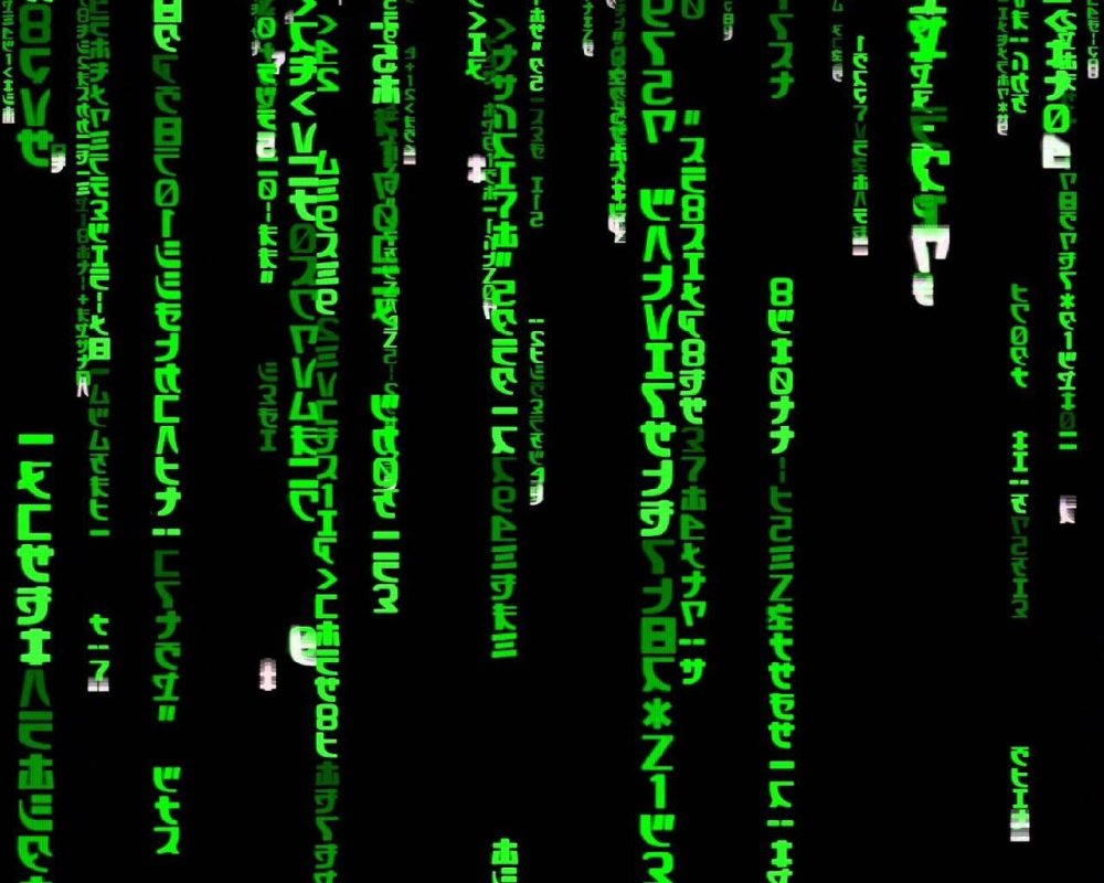 Обои в стиле матрицы