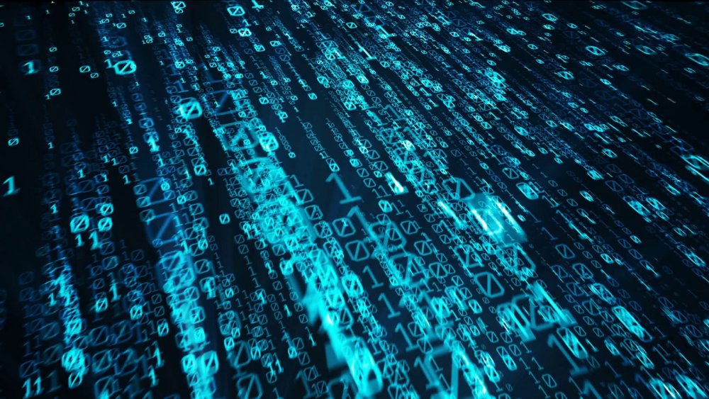 Зеленые хакерские цифры