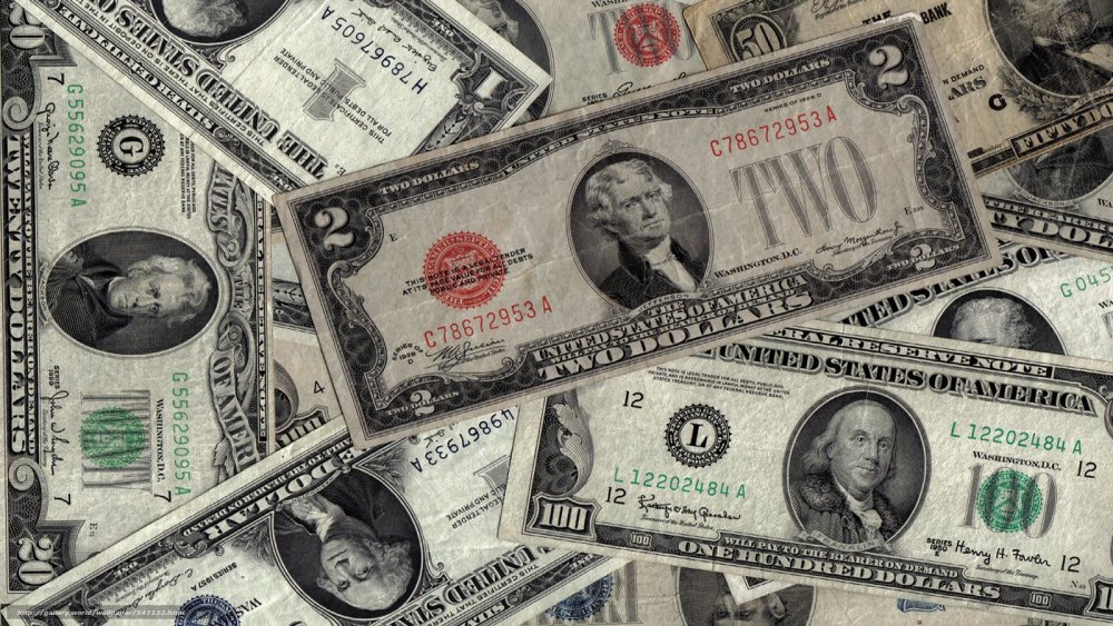 Обои доллары