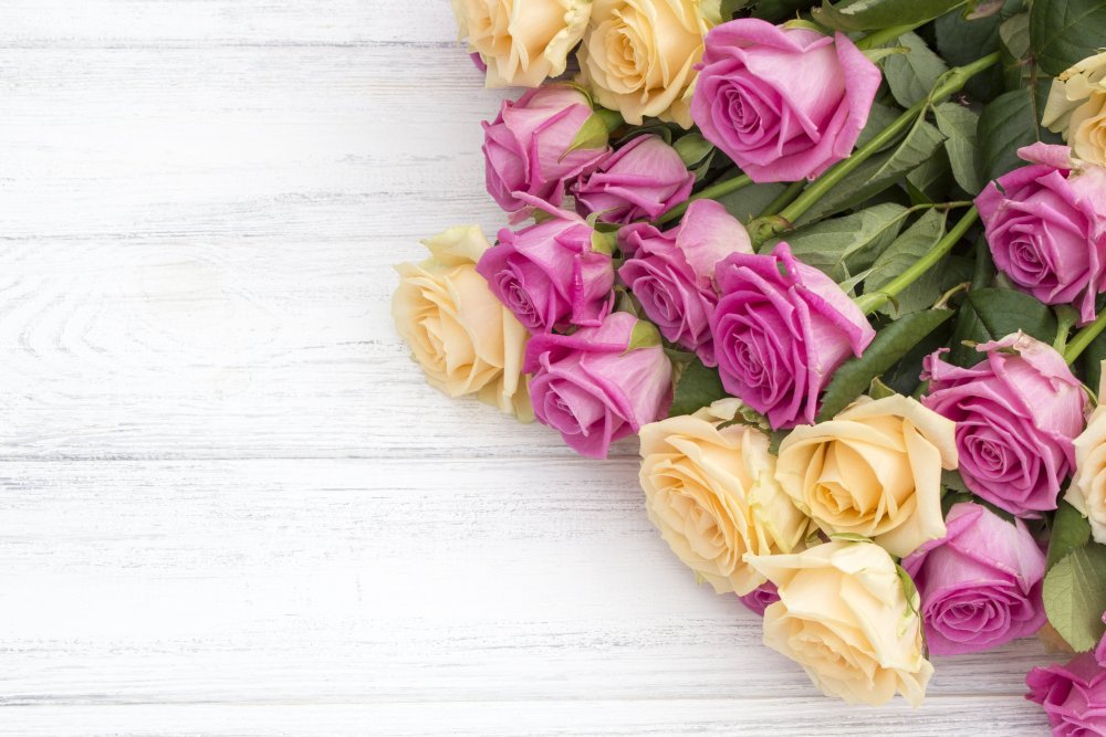 Фон для надписи с цветами