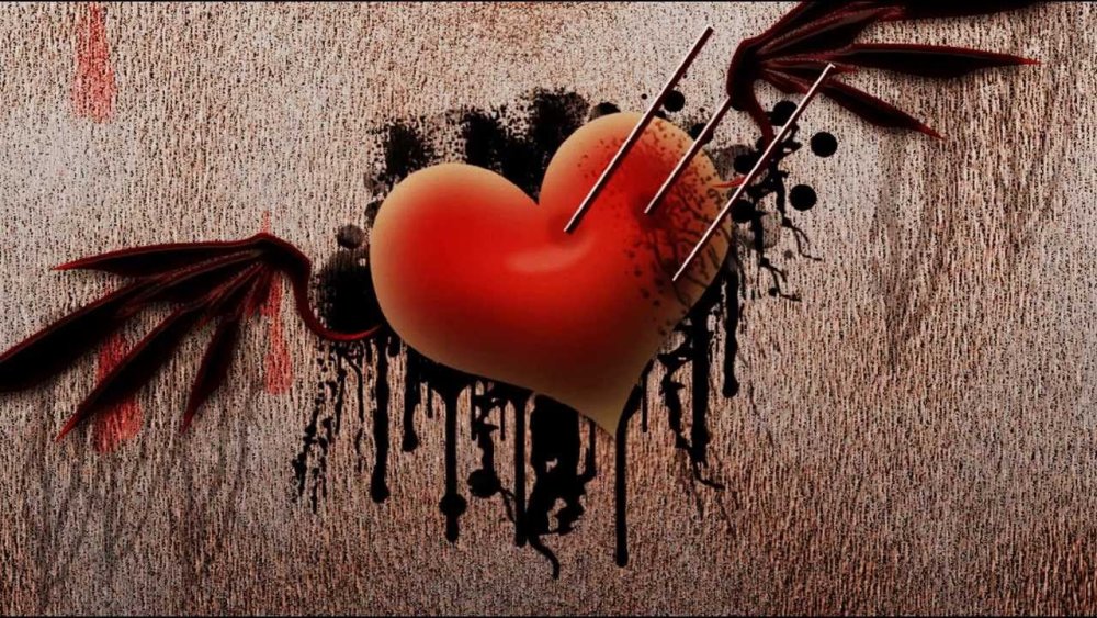 Валентинка с разбитым сердцем