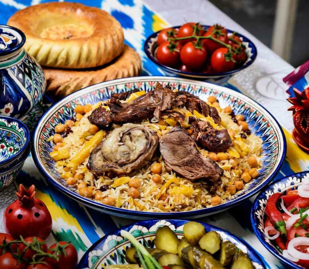 Плов узбекский дастархан