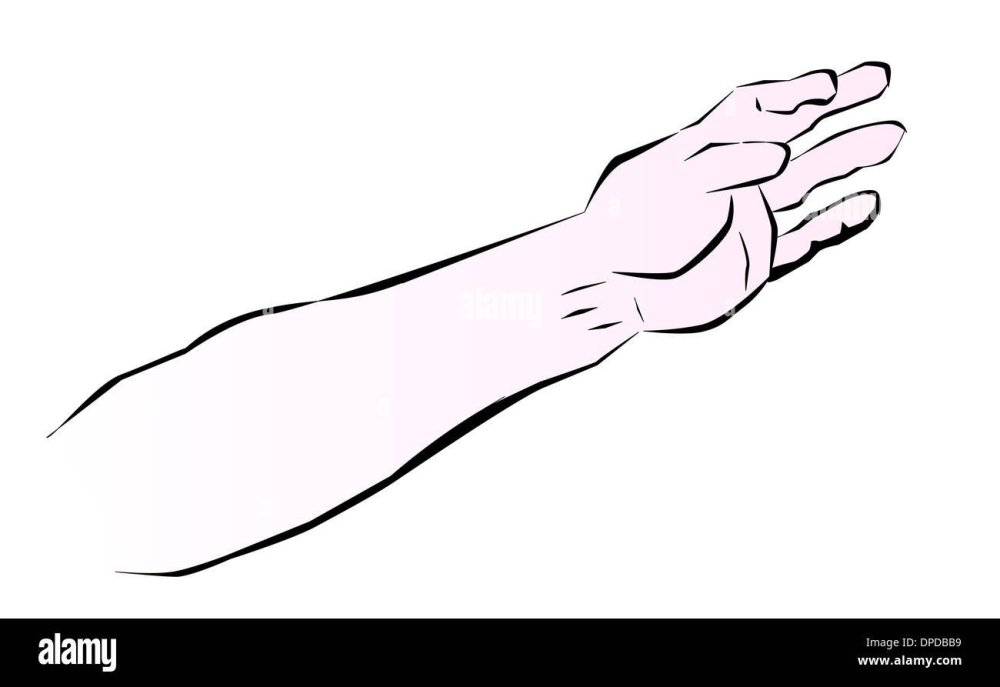 Рука вытянутая вперед