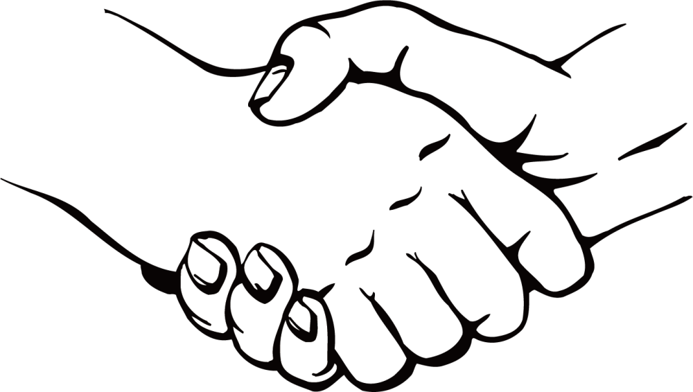 Рукопожатие вектор