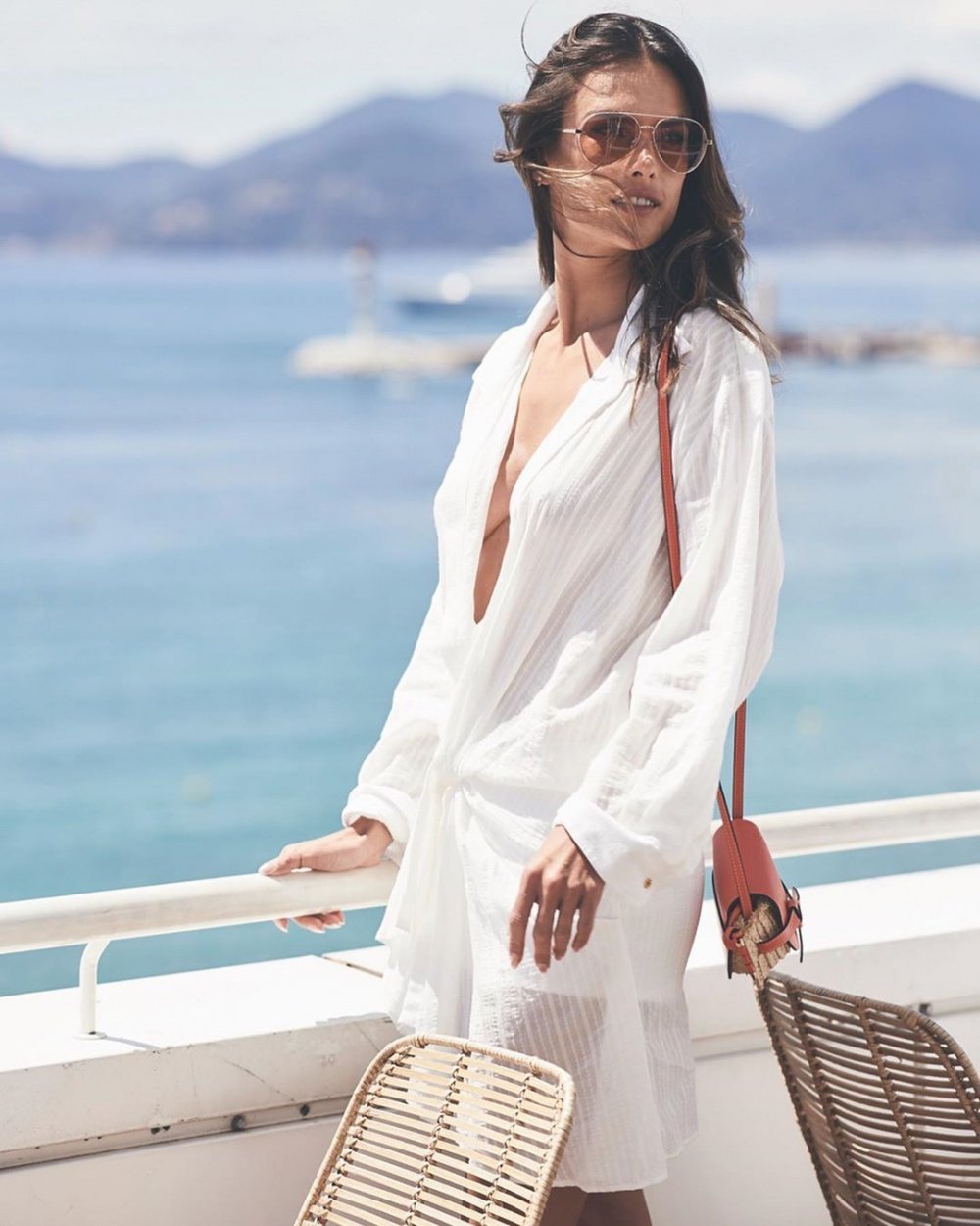 Длинное пляжное платье свадебное