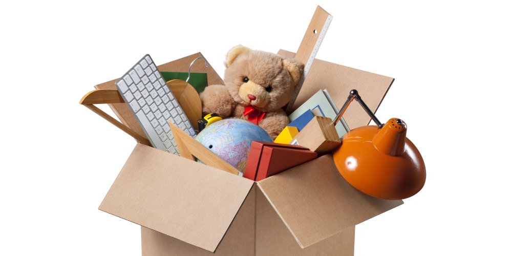 Коробка с вещами