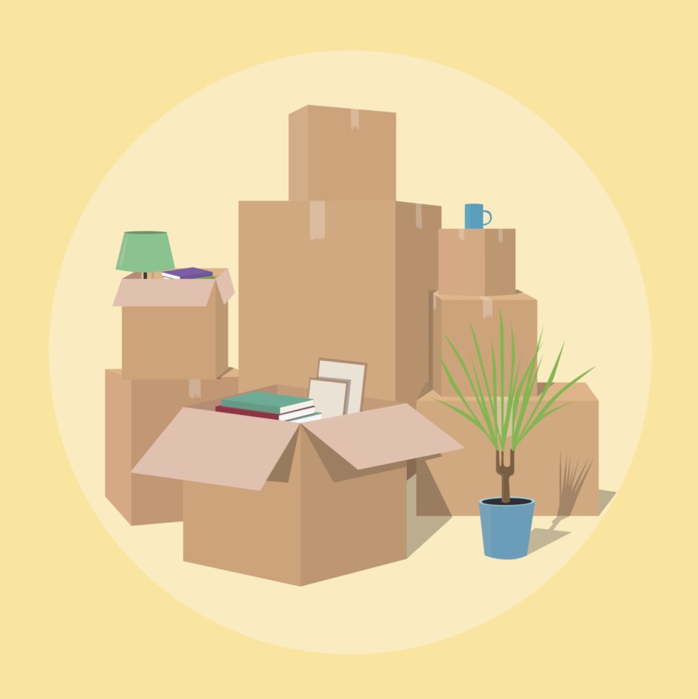 Коробки с хламом